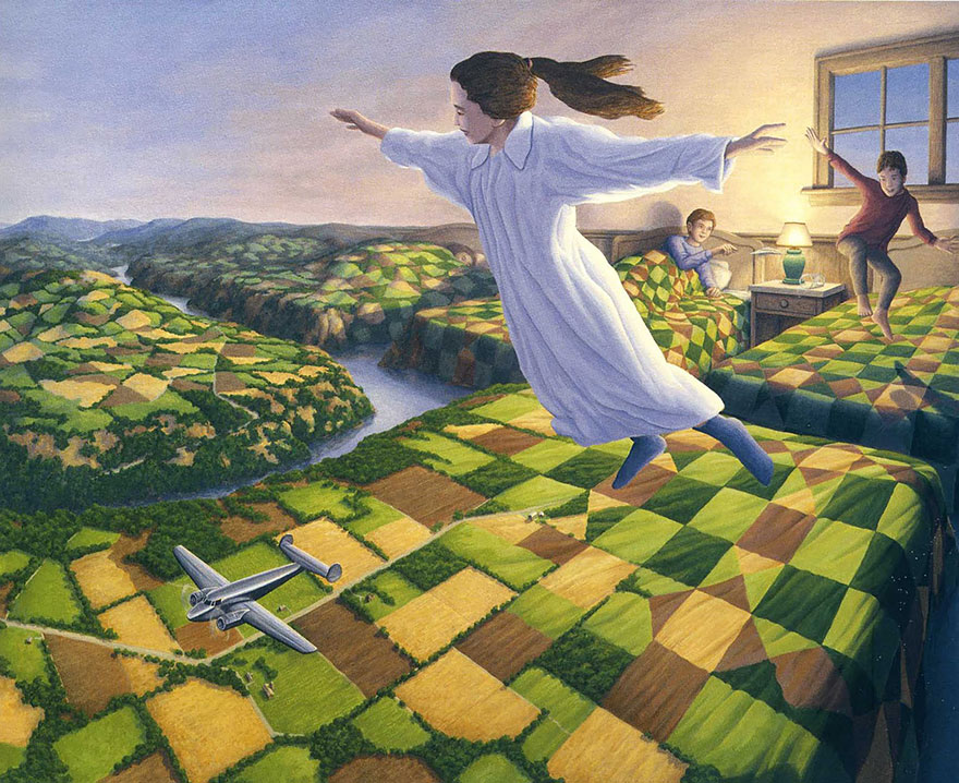 Magic Realism Paintings Rob Gonsalves 04