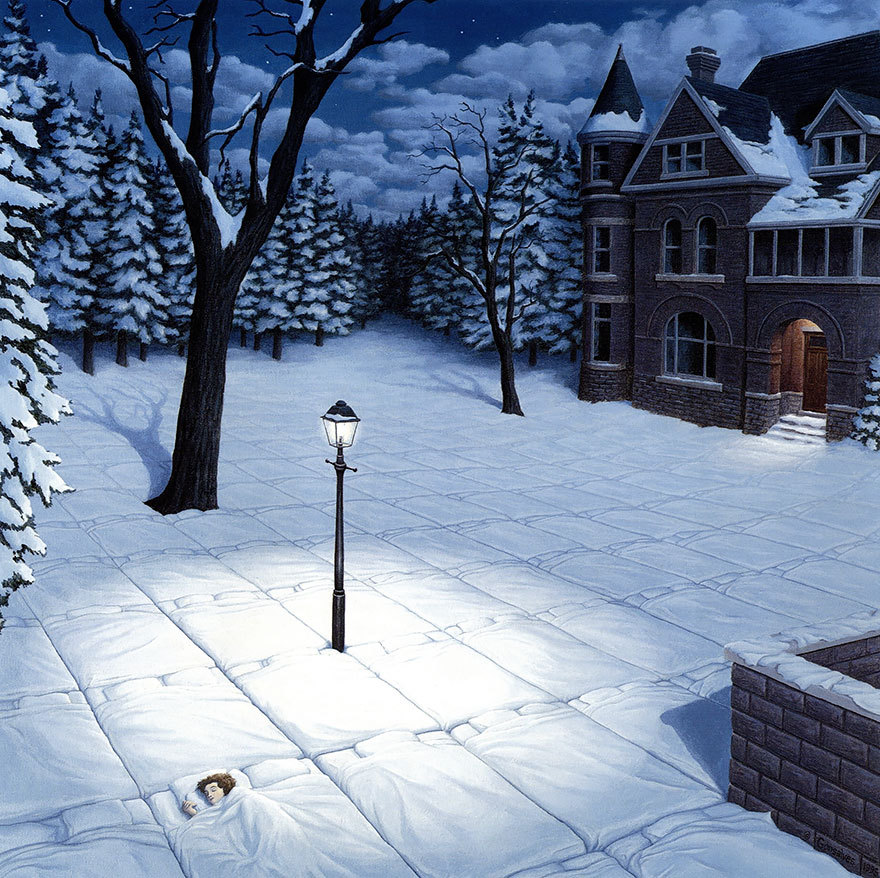 Magic Realism Paintings Rob Gonsalves 10