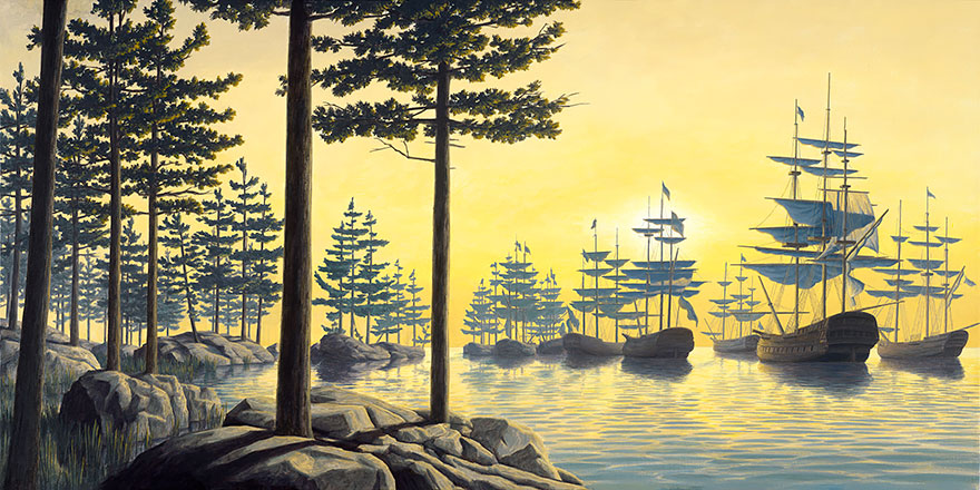 Magic Realism Paintings Rob Gonsalves 11