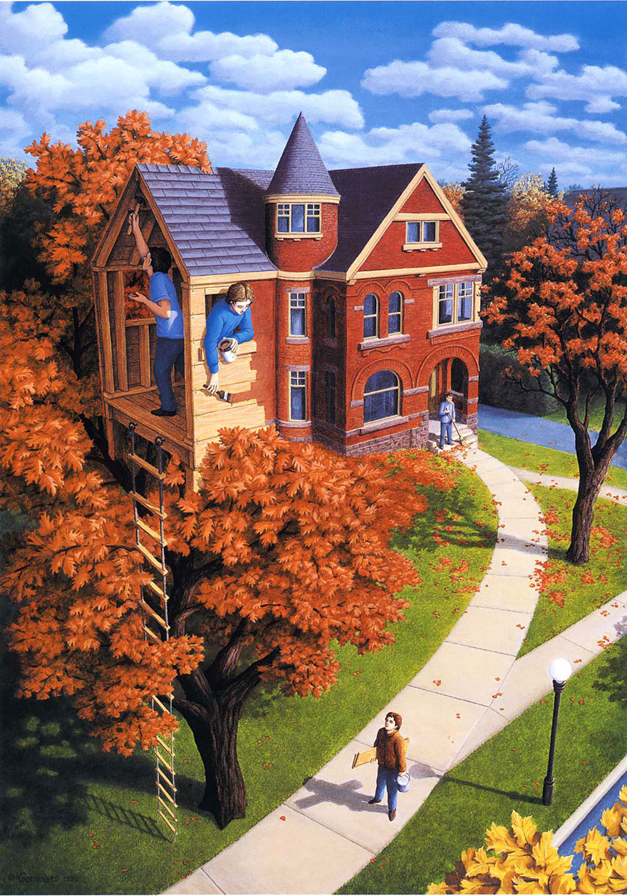 Magic Realism Paintings Rob Gonsalves 15