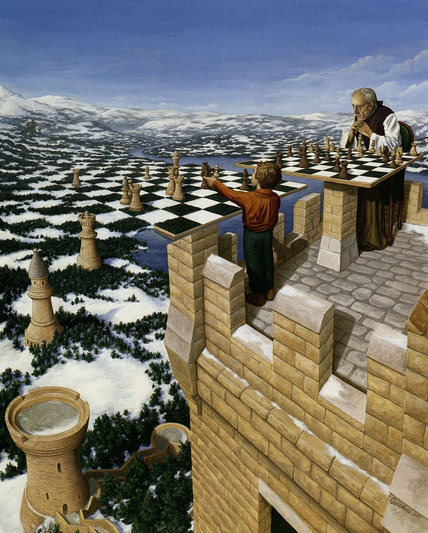Magic Realism Paintings Rob Gonsalves 16