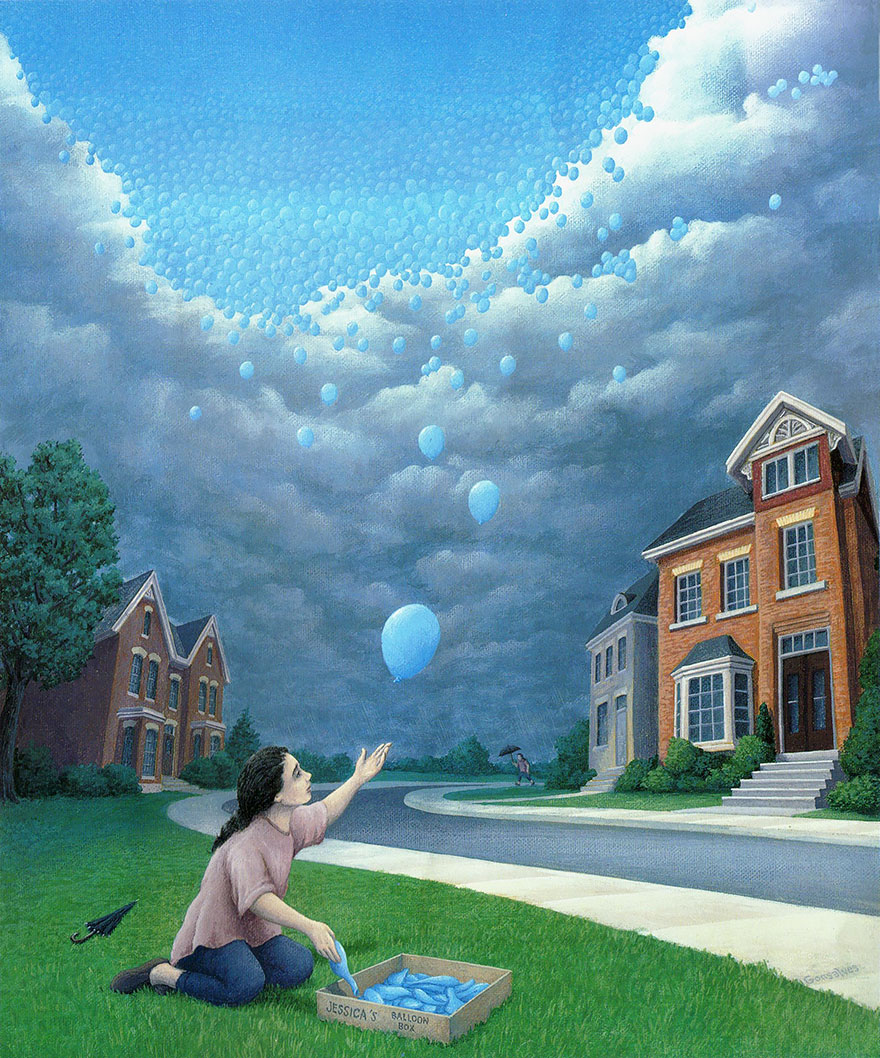 Magic Realism Paintings Rob Gonsalves 17