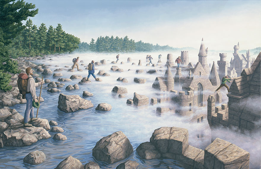 Magic Realism Paintings Rob Gonsalves 22