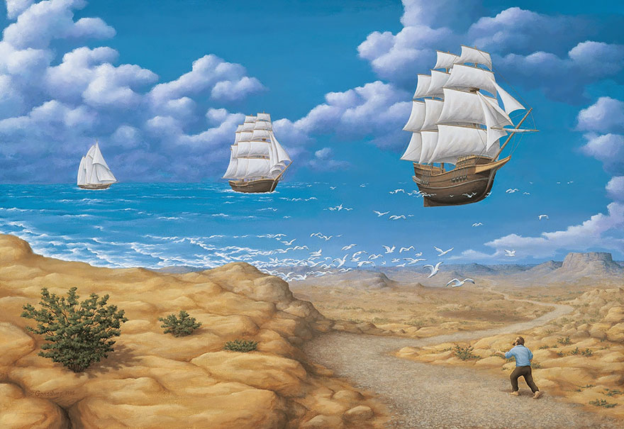 Magic Realism Paintings Rob Gonsalves 23