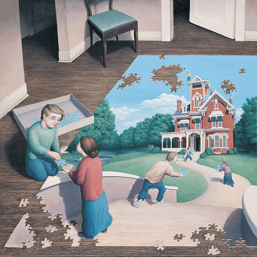 Magic Realism Paintings Rob Gonsalves 25