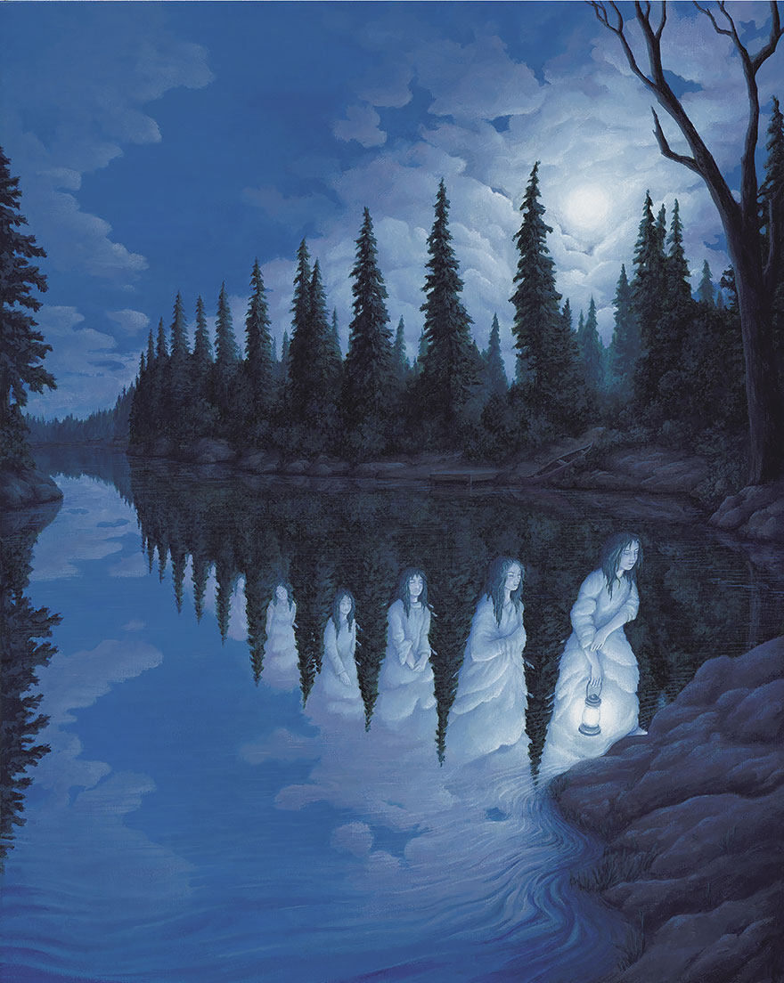 Magic Realism Paintings Rob Gonsalves 26