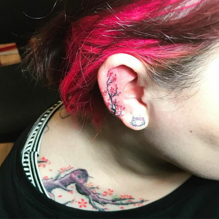 Ear Tattoos 06