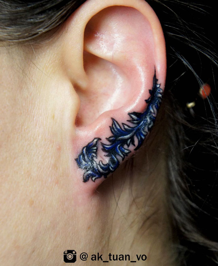 Ear Tattoos 10