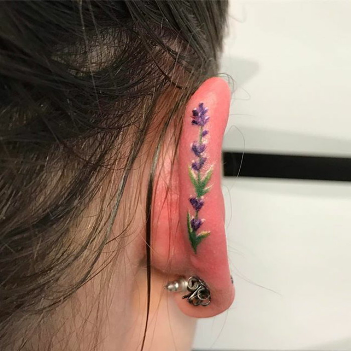 Ear Tattoos 12