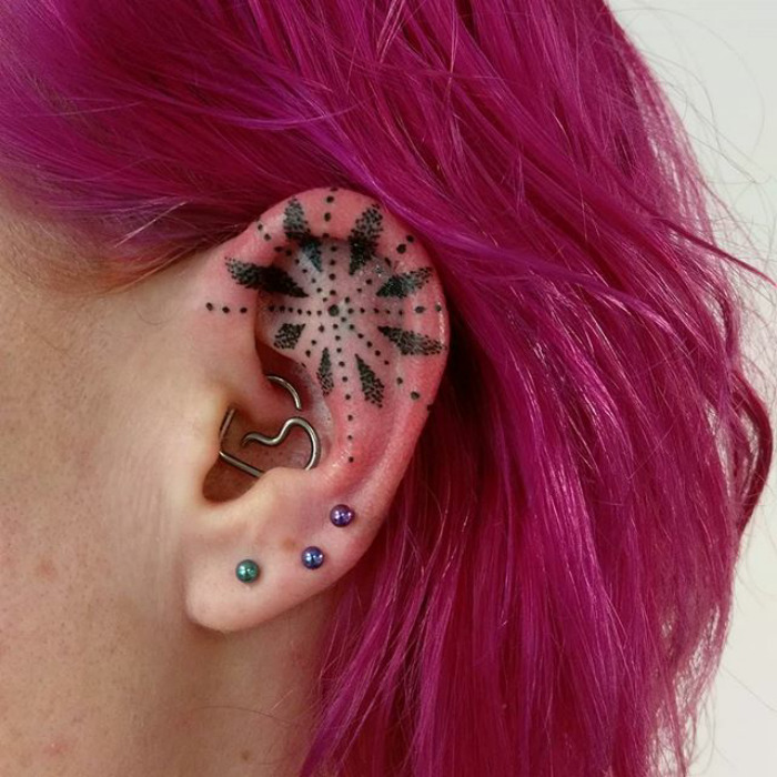 Ear Tattoos 13