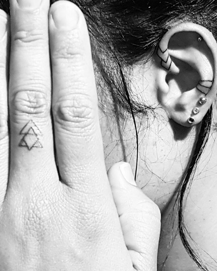 Ear Tattoos 17