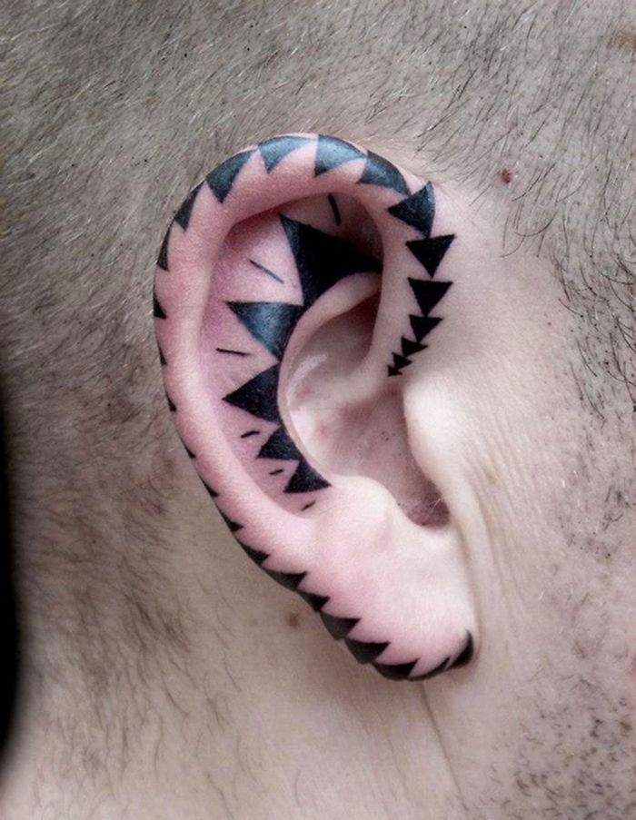 Ear Tattoos 18