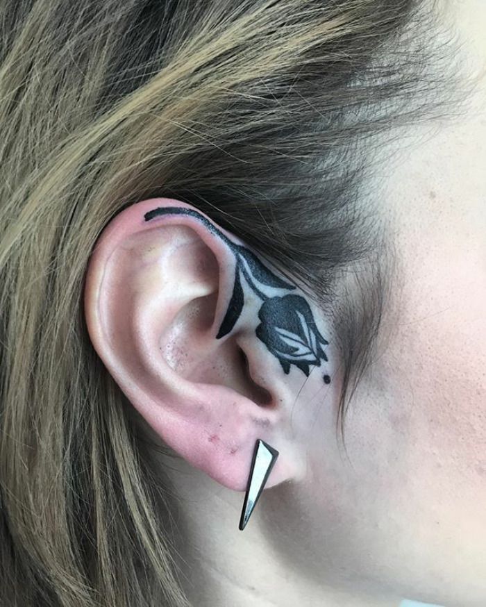 Ear Tattoos 27