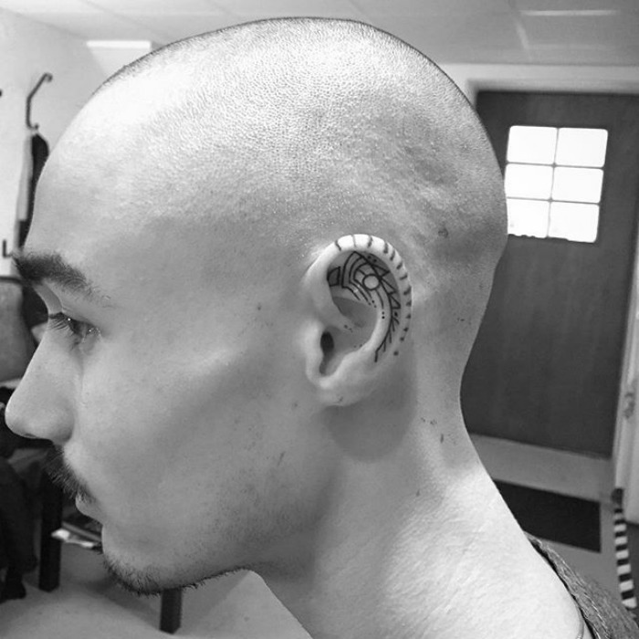 Ear Tattoos 30