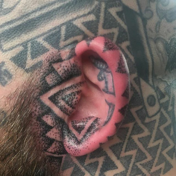 Ear Tattoos 31