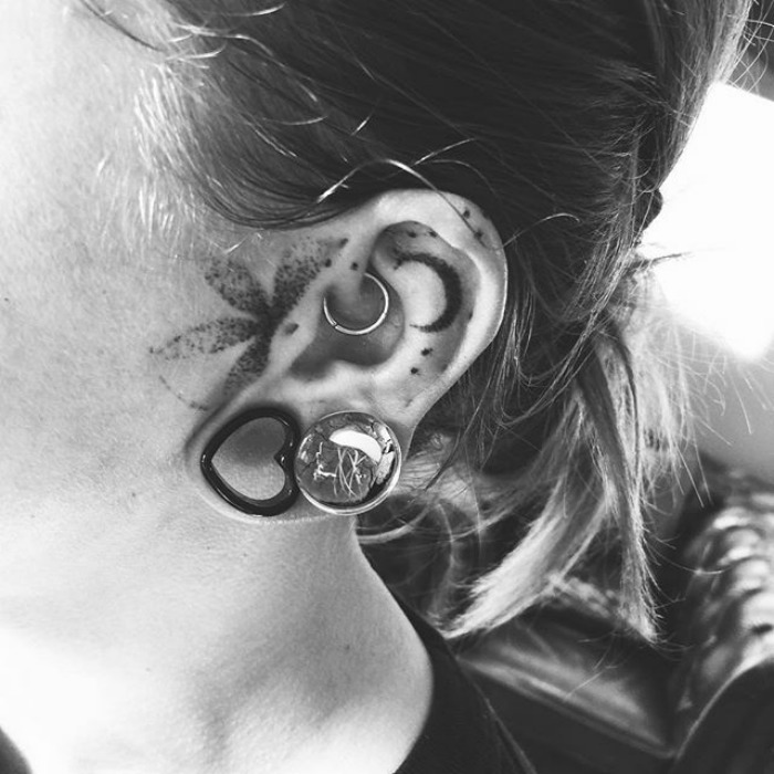Ear Tattoos 32