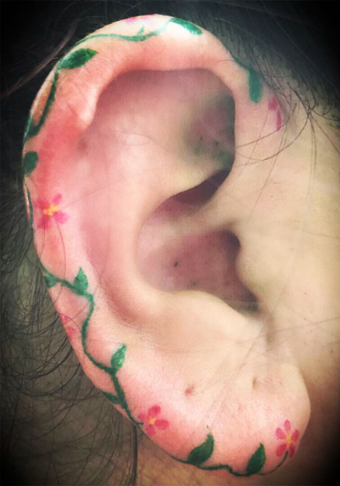 Ear Tattoos 33