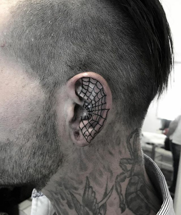 Ear Tattoos 34
