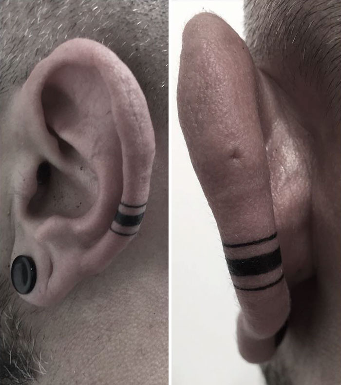 Ear Tattoos 35