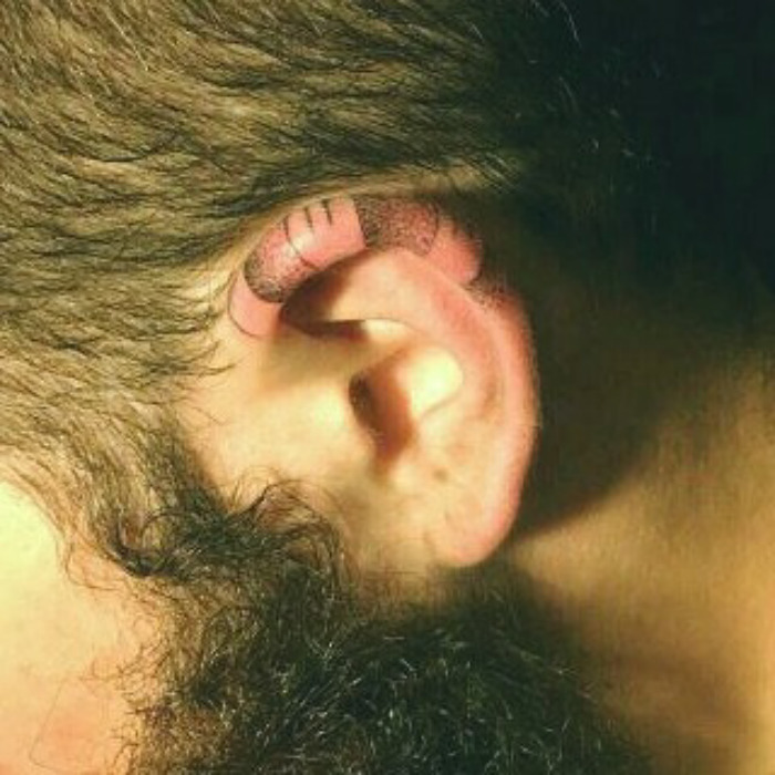 Ear Tattoos 43