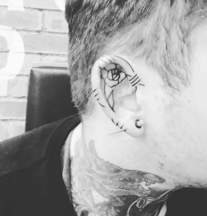 Ear Tattoos 47