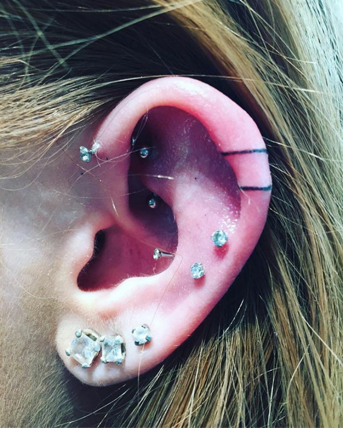 Ear Tattoos 49