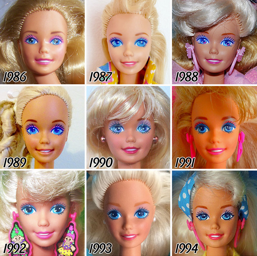 Faces Barbie Evolution 4