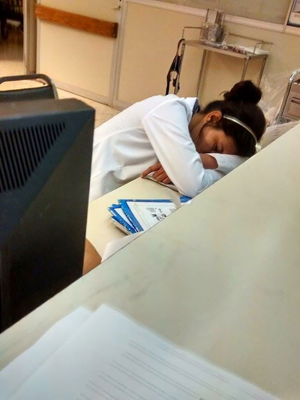 Sleeping Overworked Doctors 2