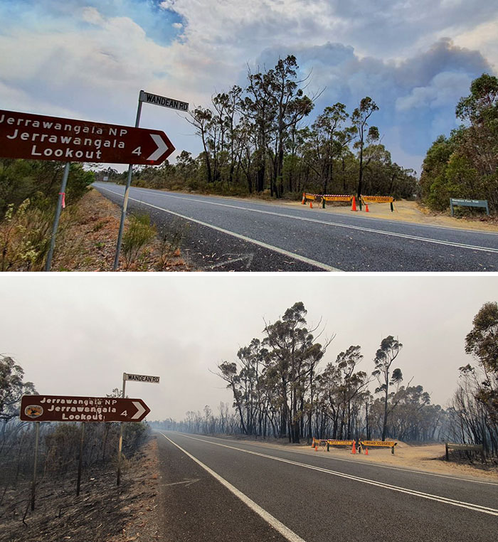 Bushfire Damage Before After Australia 19