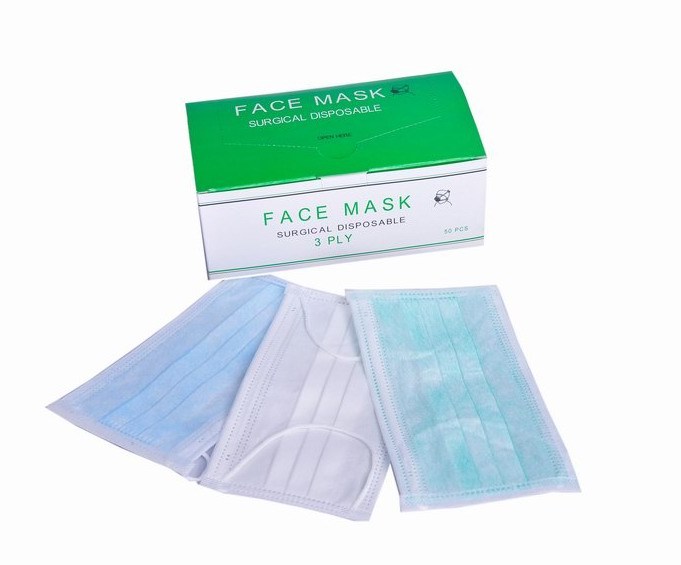 Factory Disposable Non Woven 3 Ply Surgical Face Mask With N95 Cetificate