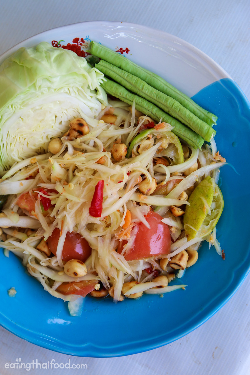 Thai Green Papaya Salad Recipe 9 X3