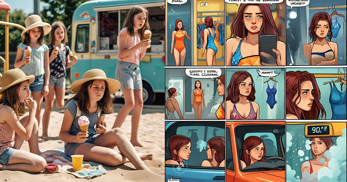 10 Realistic Comics on How Hard It Is to Be a Girl in the Summertime!!!