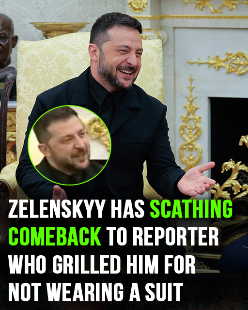Zelenskyy’s Epic Comeback to Reporter Who Criticized His Outfit