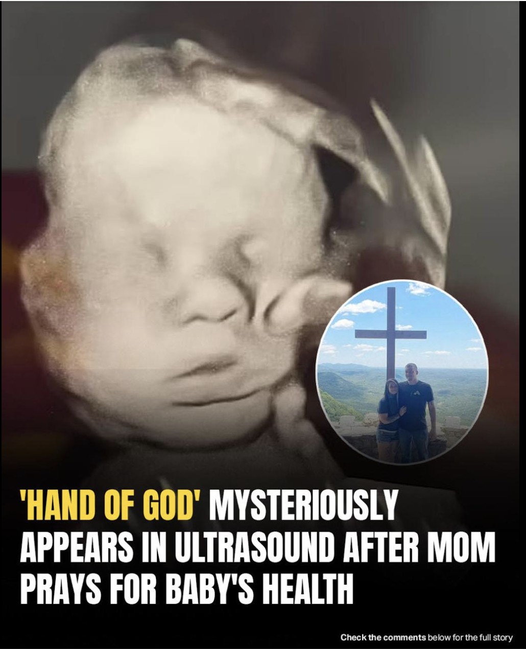 Kentucky Mom Sees ‘God’s Hand’ Holding Baby’s Head in Ultrasound