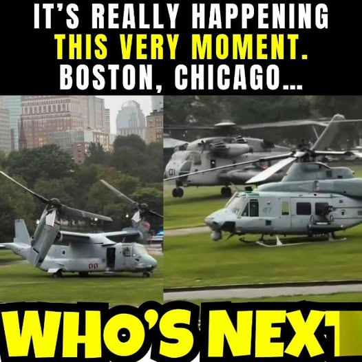 Sikorsky CH-53 Stallion Stuns Boston with Rare Downtown Landing