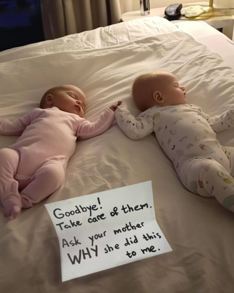 Husband Arrives to Pick Up Wife and Newborn Twins — Finds Only a Note and a Shocking Secret Husband Arrives to Pick Up Wife and Newborn Twins — Finds Only a Note and a Shocking Secret