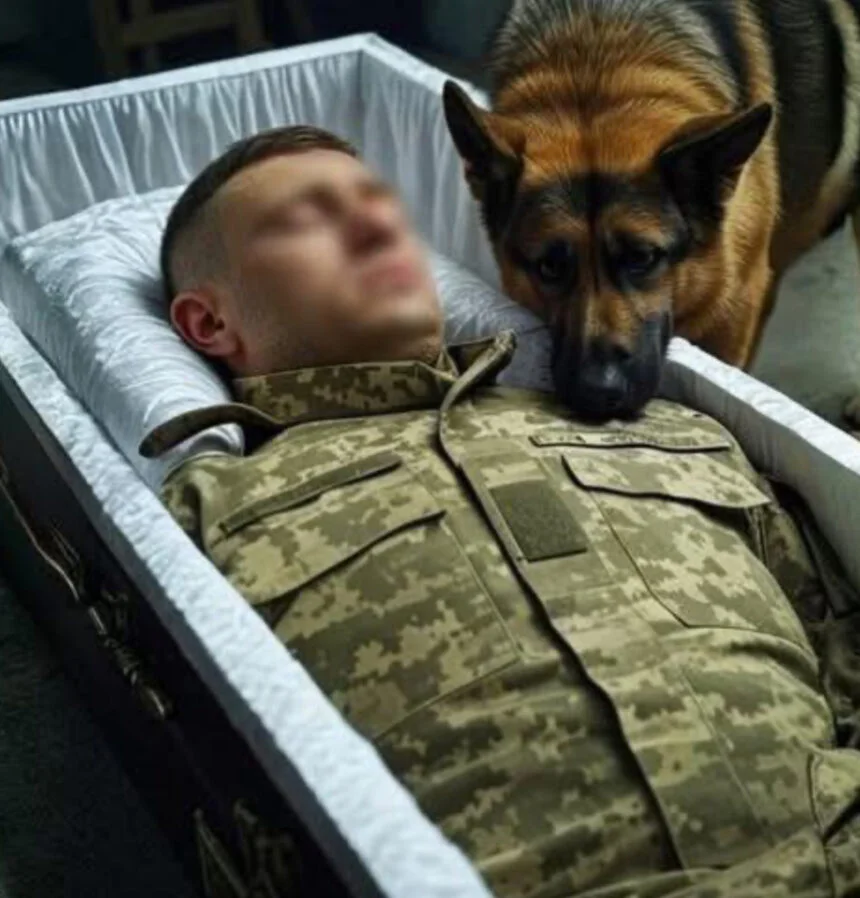 German Shepherd Interrupts Funeral — What He Found Inside the Coffin Stunned Everyone