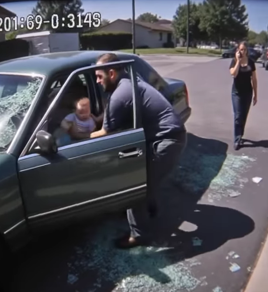 Man Breaks Car Window to Save Baby — Mother’s Reaction Stuns Onlookers