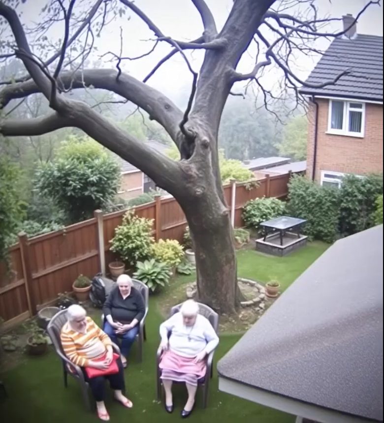 Reckless Chainsaw Crew Attempts Tree Removal — Huge Tree Crashes Onto Homes