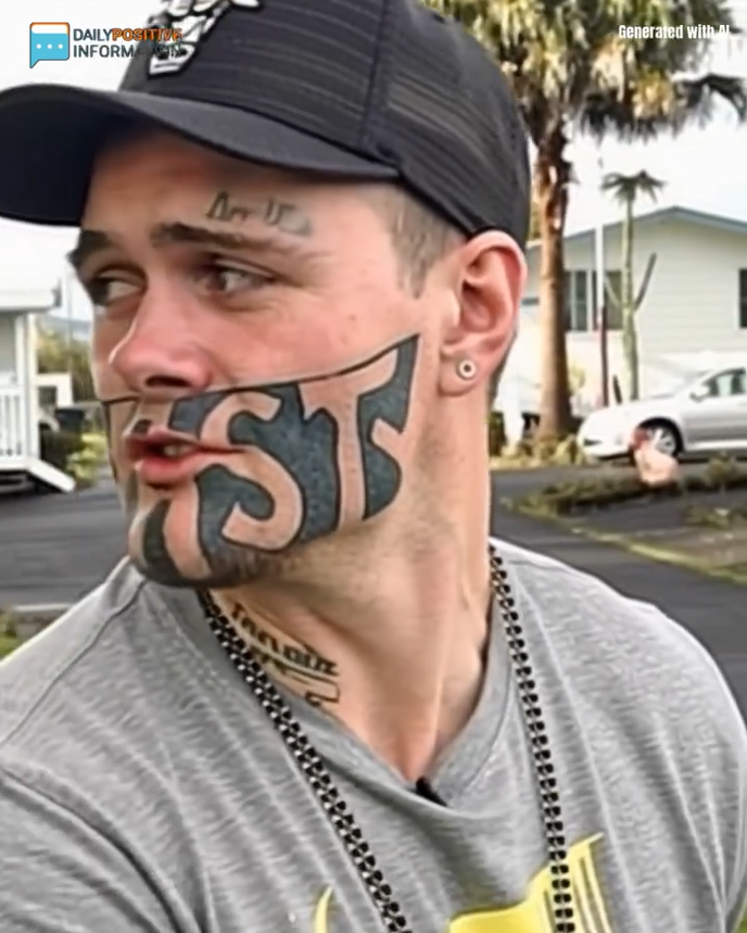 Unemployed Dad With Face Tattoo Begs for Job on Facebook – What Happened Next Changed His Life