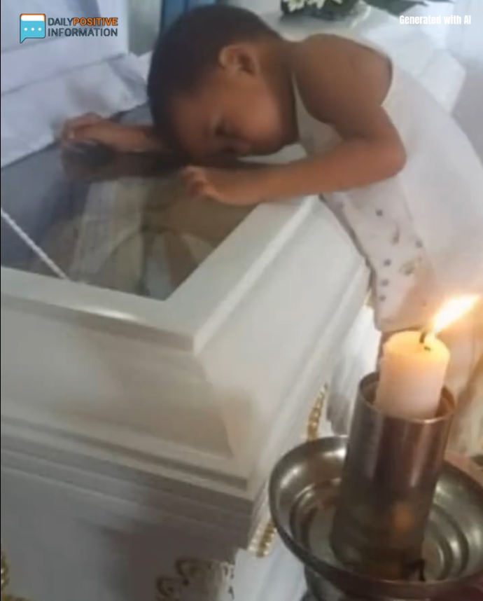 At His Mother’s Funeral, a Child Climbed Onto a Chair and Pressed His Ear to Her Coffin