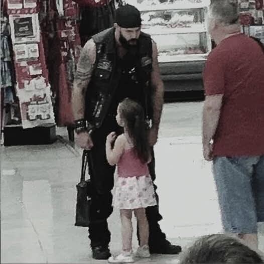Mute Girl Ran to a Scary Biker at Walmart – The Secret That Saved Her Life
