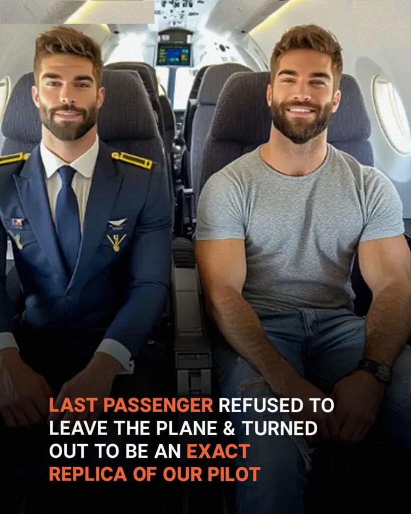 Before Leaving the Plane, the Pilot Notices One Last Passenger Who Looks Exactly Like Him Before Leaving the Plane, the Pilot Notices One Last Passenger Who Looks Exactly Like Him