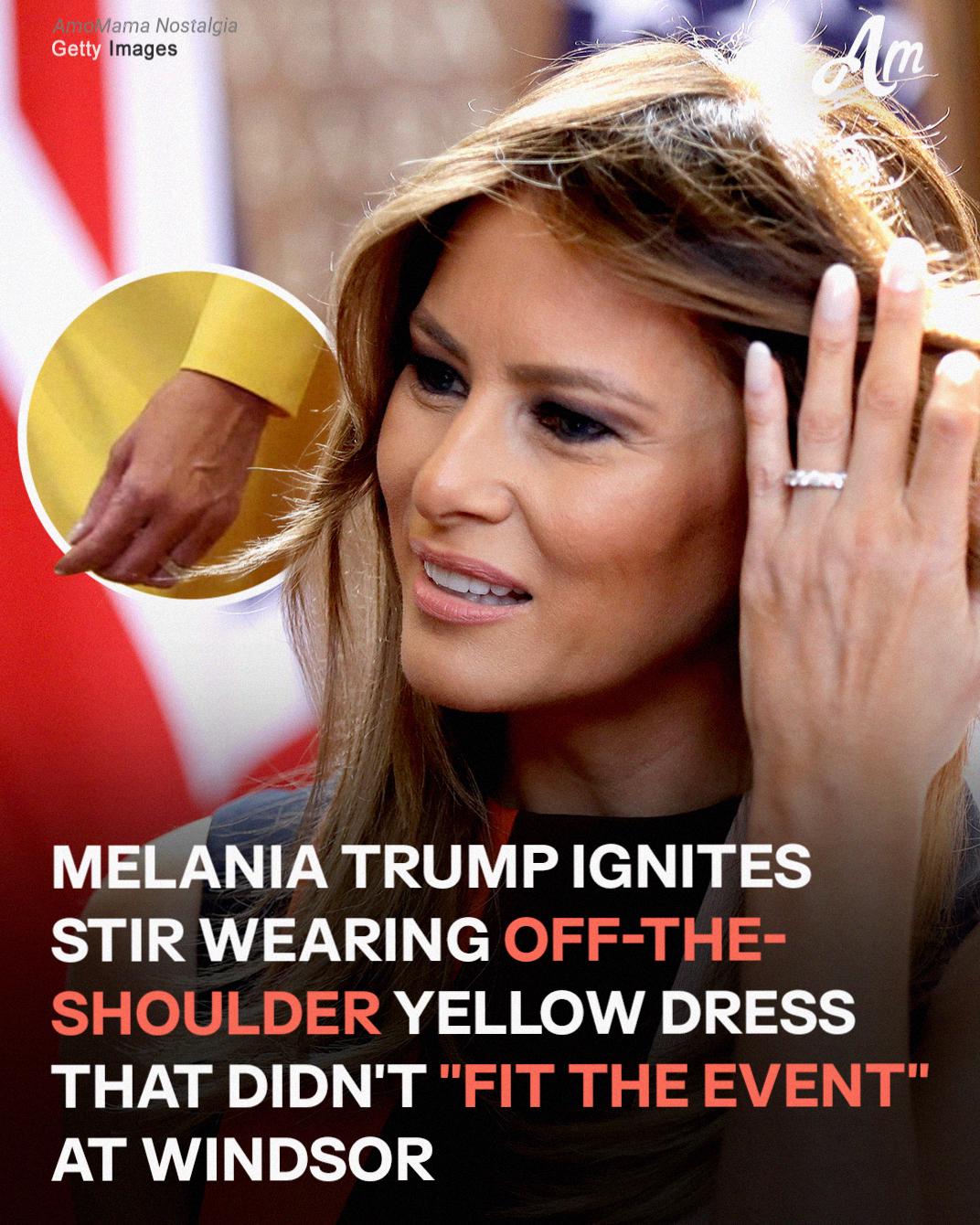 Melania Trump Sparks Backlash in Bold Yellow Gown at UK State Banquet with King Charles III