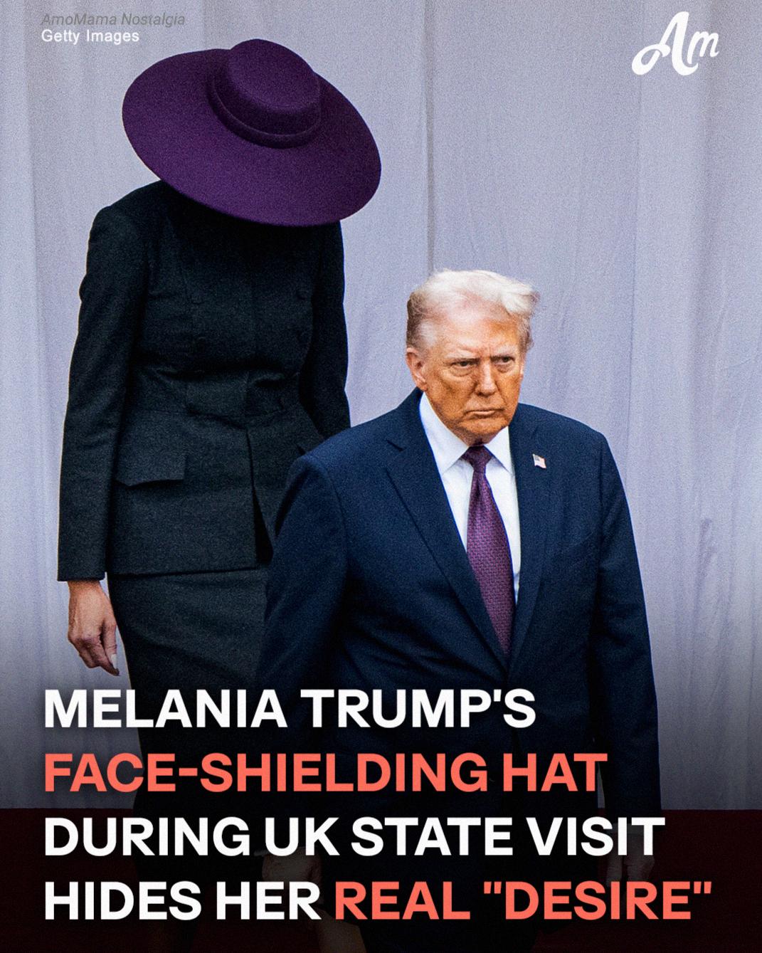 The Meaning Behind Melania Trump’s Wide-Brimmed Hat During UK State Visit Revealed