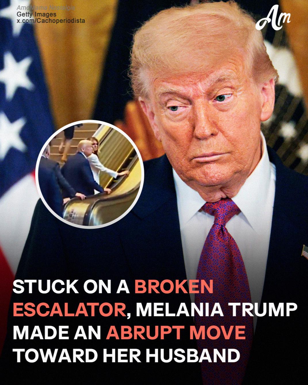 Donald and Melania Trump Face Escalator Mishap Before UN Teleprompter Glitch Goes Viral