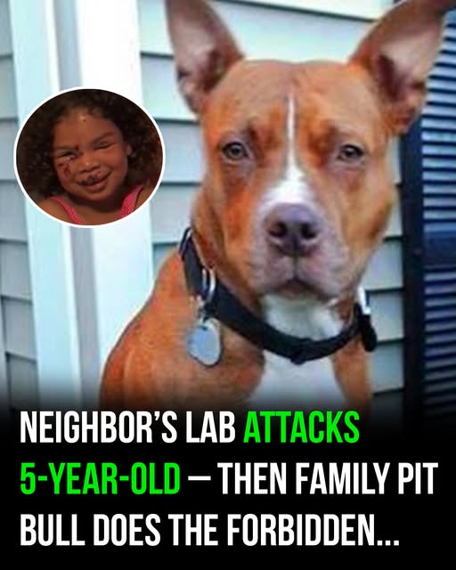 5-Year-Old Gets Bitten by Neighbor’s Labrador – Family Pit Bull Becomes an Unexpected Superhero
