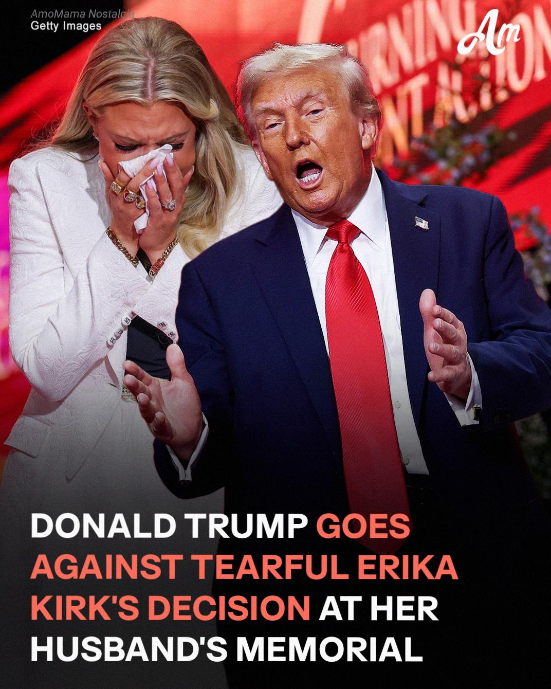 Donald Trump Apologizes to Charlie Kirk’s Widow in Emotional Memorial Speech