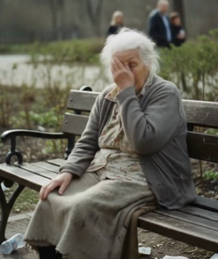 Grandma Found Crying Alone in the Park—Her Family Lived Just Six Streets Away