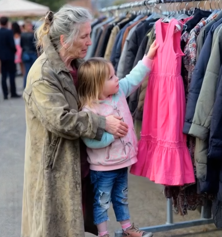 I Bought a  Dress for a Stranger’s Little Girl – The Next Morning, She Knocked on My Door with a Surprise That Changed Everything